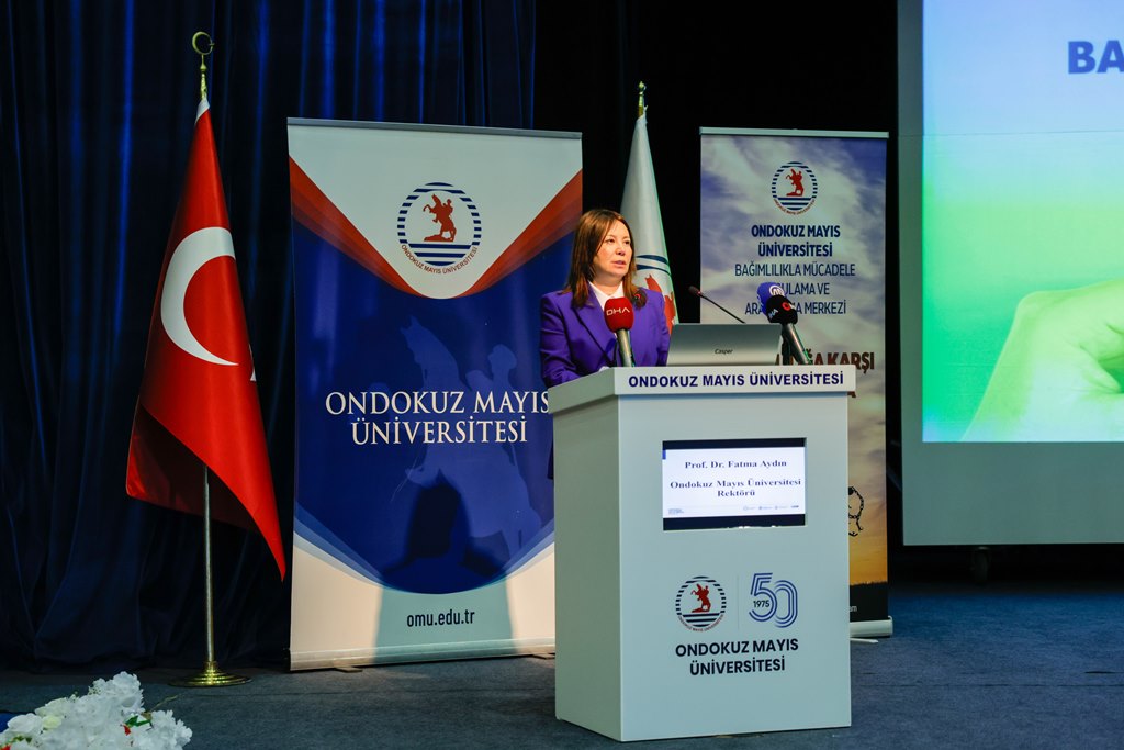 OMÜ’de “Bağımlılıkla Mücadelede Aile ve Gençlik Sempozyumu” düzenlendi